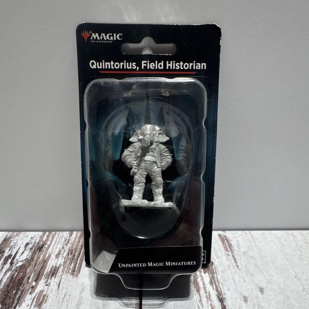 WizKids Magic: The Gathering Quintorius Field Historian Unpainted Primed Mini